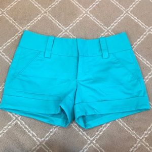 Alice & Olivia Turquoise shorts